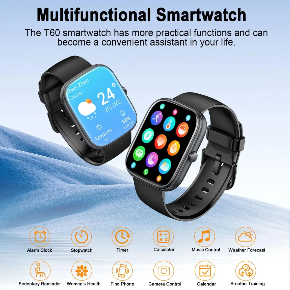 Smart Watch, 1.91" Smartwatch (Answer/Make Call), IP68 Waterproof Fitness Tracker, 110+ Sport Modes, Heart Rate and Sleep Monit - Image 5