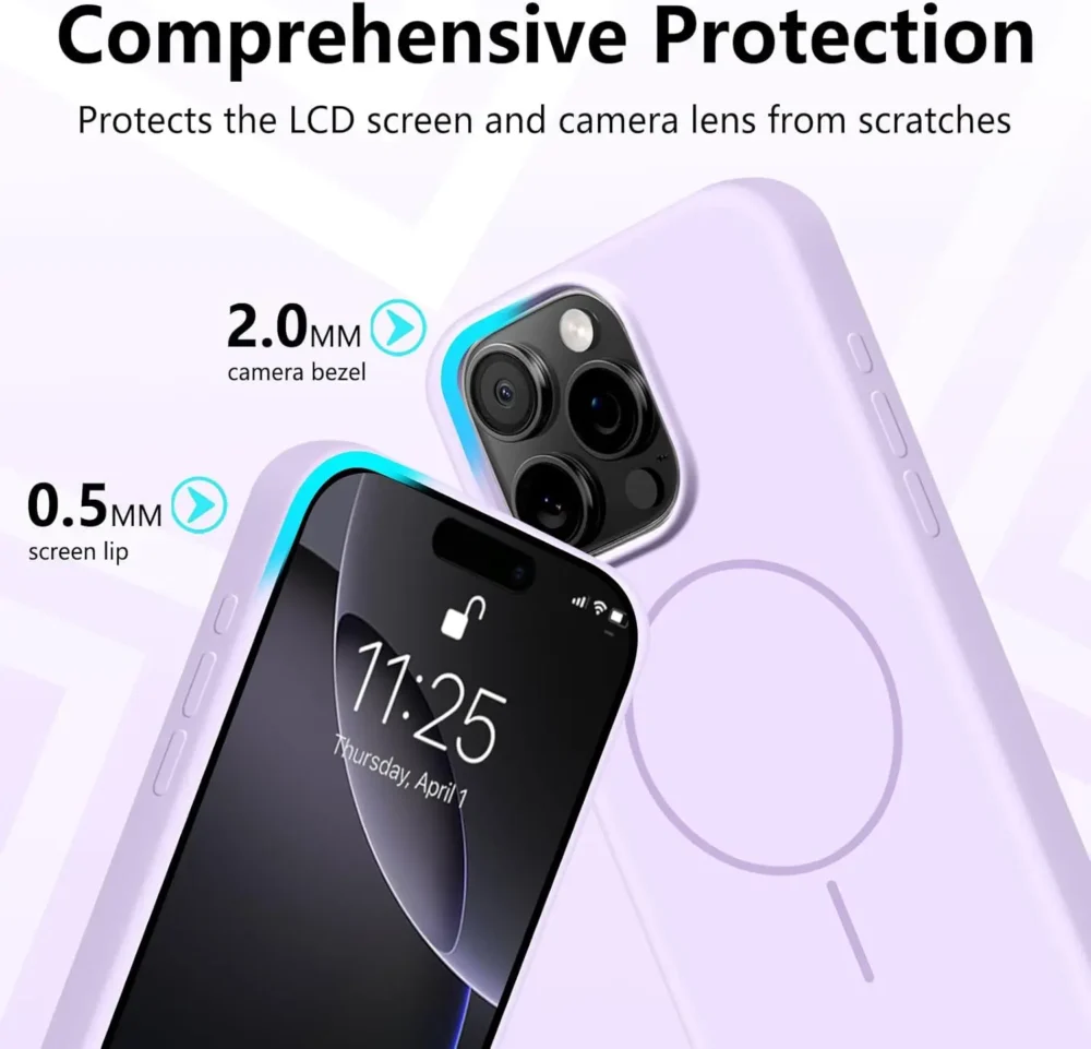 Magnetic Phone Case For iPhone 15 14 16 Plus 11 12 13 16 Pro Max Silicone Official Lanyard Magsafe Strap Protector Soft Cover - Image 3