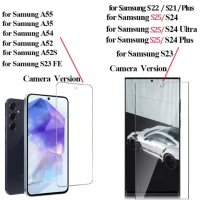 HD Screen Protector for Samsung S23 A55 A35 A54 S25 Tempered Glass for Samsung S24 S21 S22 mica Galaxy S24 Ultra S23 FE - Image 5