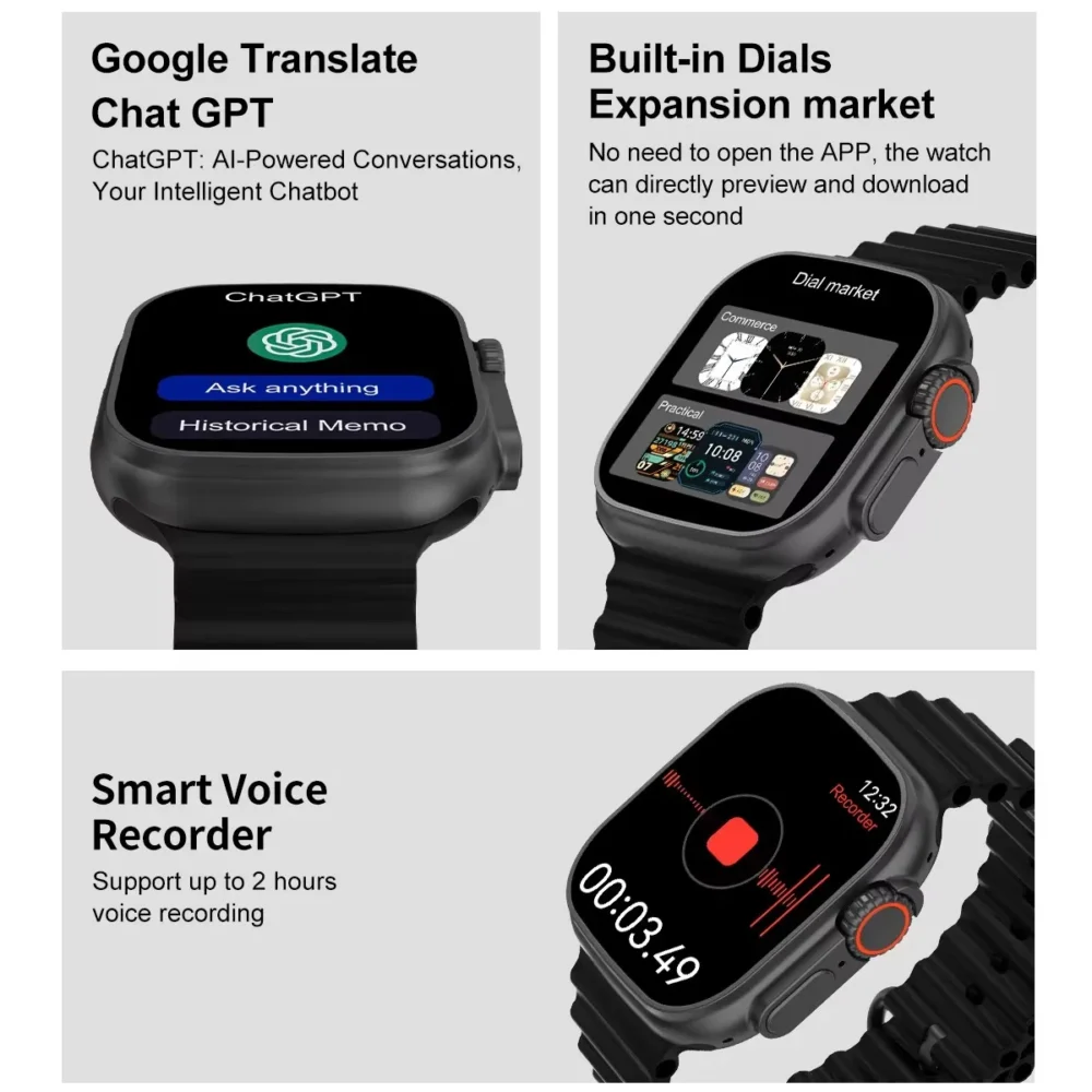Smart Watch 10 ultra x 3 Pro MAX Gen2 49mm Amoled Screen Smartwatch Refresh Rate Wireless Charging Men Women For Sport 2025 new - Image 3