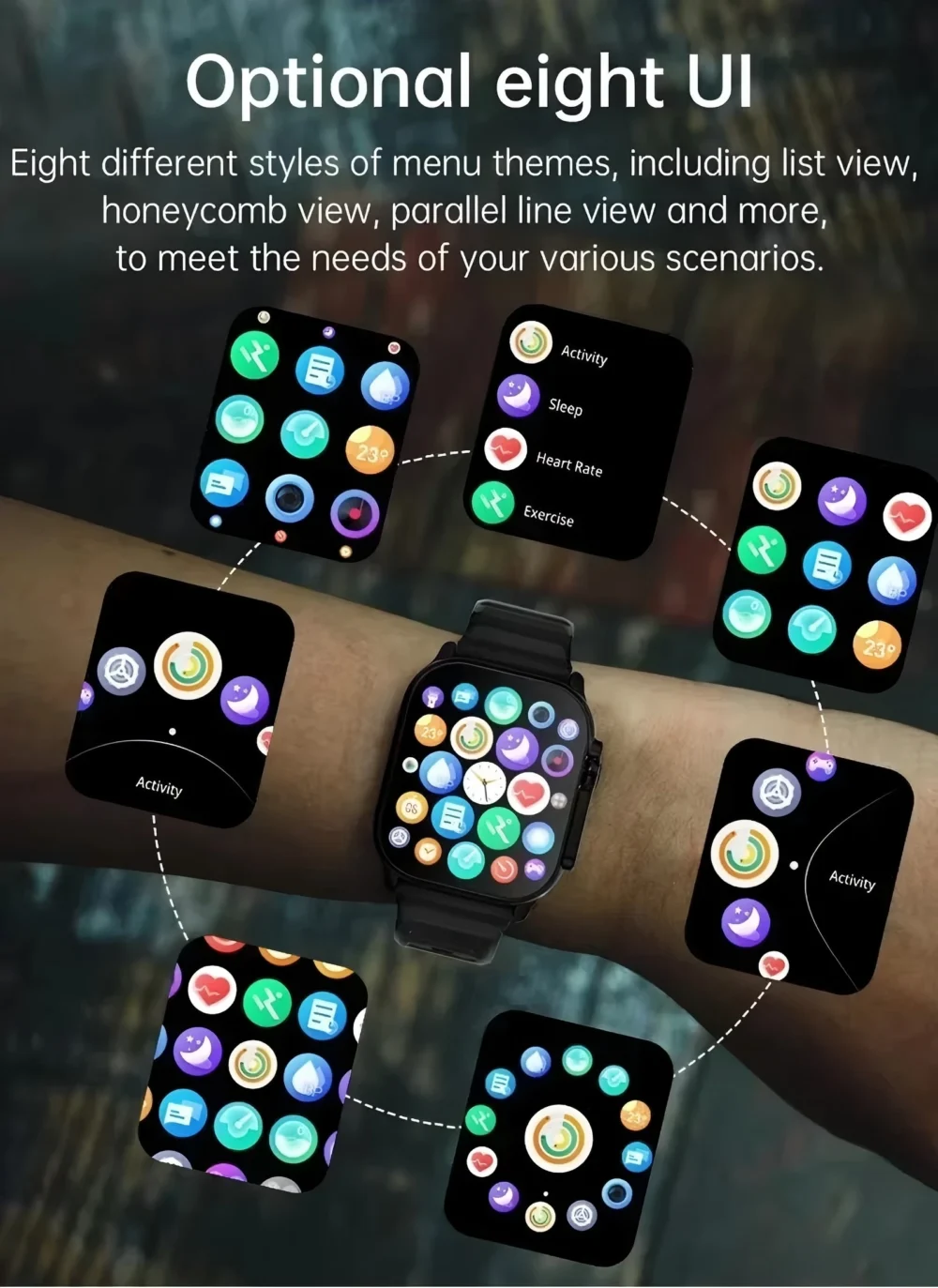 2025 T900 Ultra 2 Smart Watch Men 49mm Series 8 2.3 "AMOLED Screen NFC Compass Waterproof For Apple Watch IWO Ultra 8 Smartwatch - Image 3