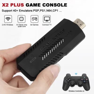 256G 58,000 Games GD10 Plus Game Stick 4K HD Video Game Console 2.4G Double Wireless Controller Game Stick For N64/PSP/PS1/GBA - Image 4