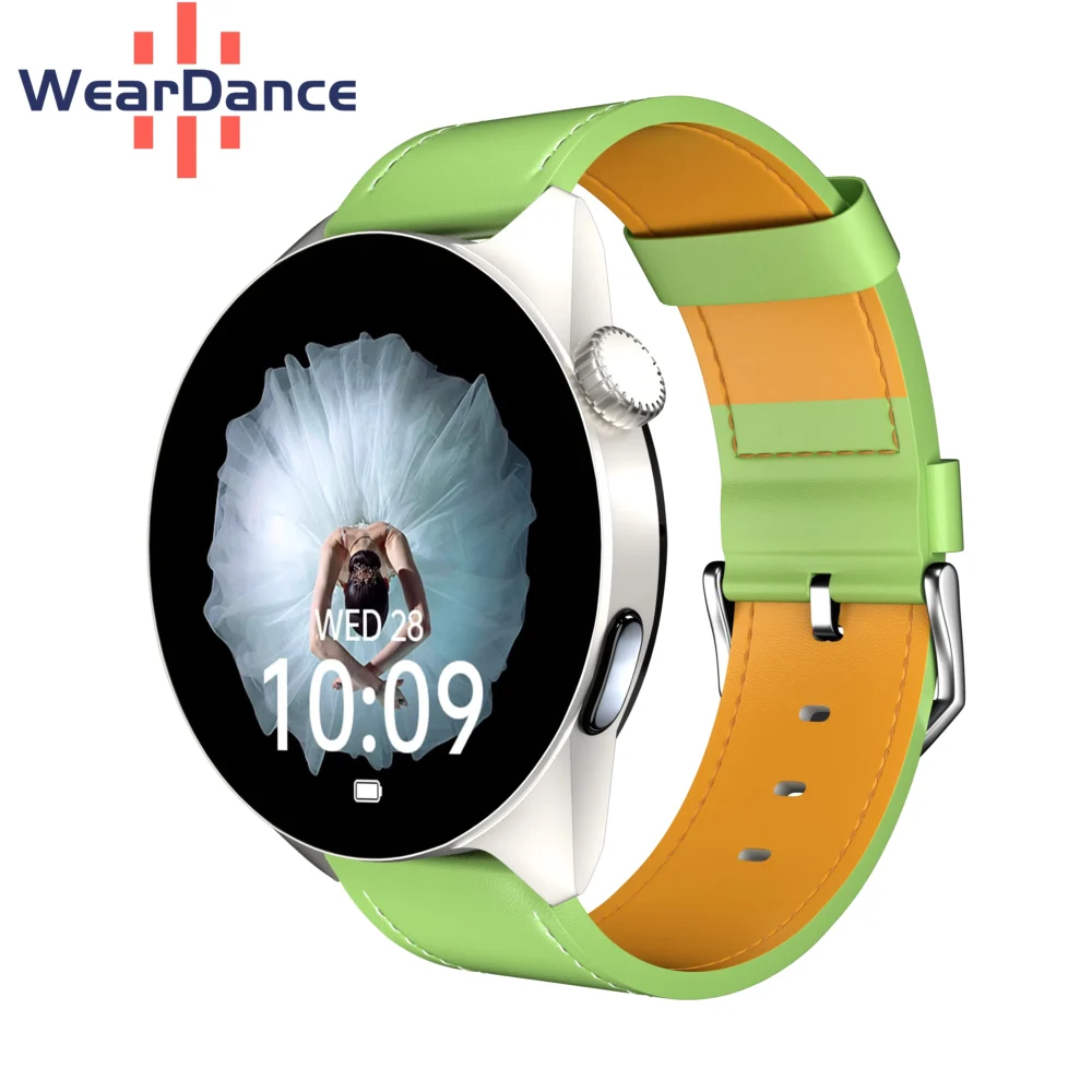 Weardance Sleek Design Screen 466x466 Fitness Tracker Watch Heart Rate & Sleep Monitoring IP68 7-Day Battery iOS/Android