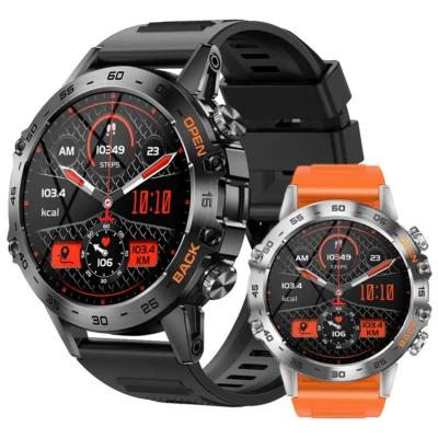 Abelanja Steel 1.39 Bluetooth Call Smart Watch Men Sports Fitness Tracker Watches IP67 Waterproof Smartwatch for Android IOS K52