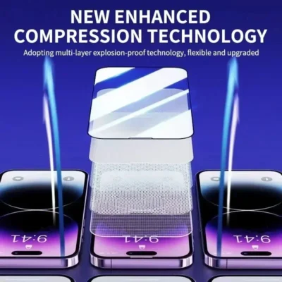 3Pcs Oleophobic Coating Dust Free Easy Installation Screen Protector for IPhone 13 11 12 14 15 Pro Max Mini XR 16 15 Plus Glass - Image 4