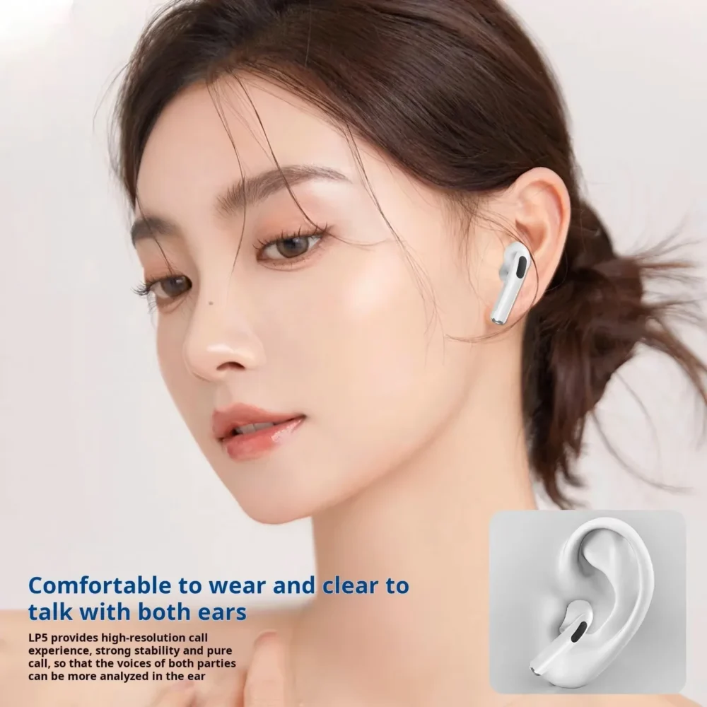 Pro 5 TWS Max Wireless Bluetooth Earphones In Ear Earbuds Sport Noise Cancelling Headset For iPhone Android Headphone - Image 4