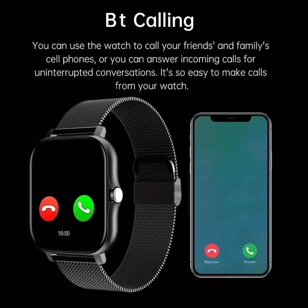 2023 New Bluetooth Answer Call Smart Watch Men Touch Call Fitness Tracker Waterproof Smartwatch Women For Android blood oxygen - Image 6