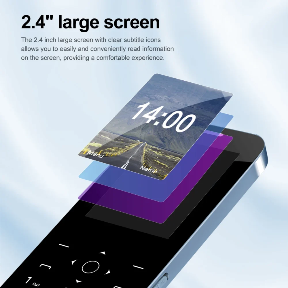 MKTEL M14 Feature Phone Four Sim Card Standby 2.4" Screen 1100mAh Battery MP3 MP4 FM Radio Senior Phone - Image 3