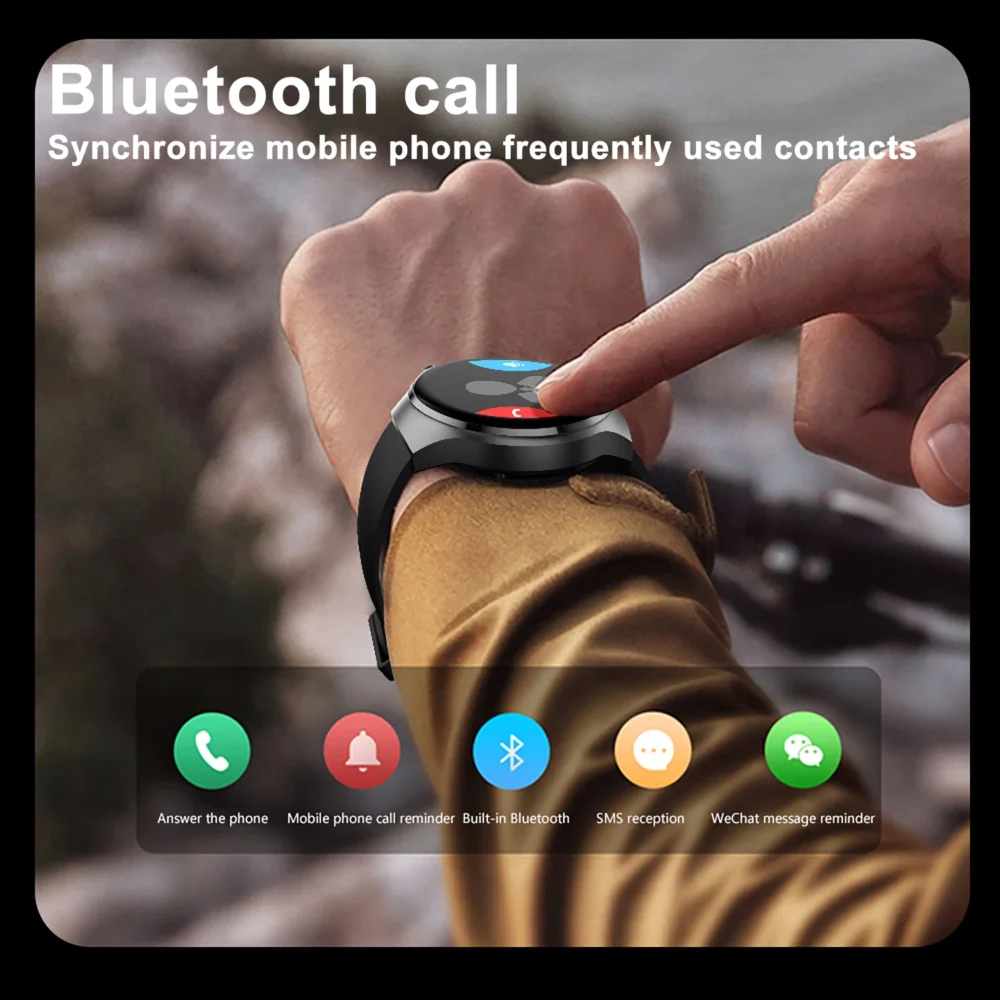GT 4 PRO Smart Watch Men 360*360 AMOLED HD Screen Bluetooth Call SmartWatch Heart rate Blood oxygen NFC GPS Track Sport Watches - Image 4