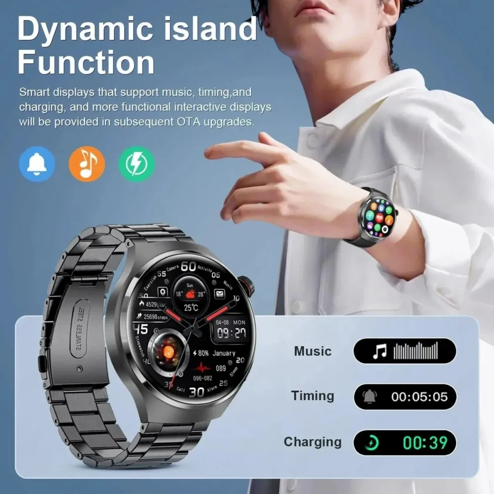New For Huawei Watch4 PRO Smart Watch Men Watch 4 Pro AMOLED HD Screen Bluetooth Call NFC GPS Heart rate waterproof SmartWatch - Image 6