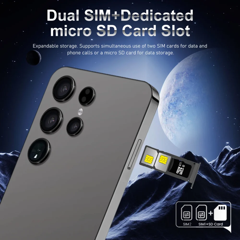 FUFFI-S24 Ultra,Smartphone Android,6.53 inch,32GB ROM 3GB RAM,Cell phone,2+8MP Camera,Dual SIM,Google play store,Mobile phones - Image 5