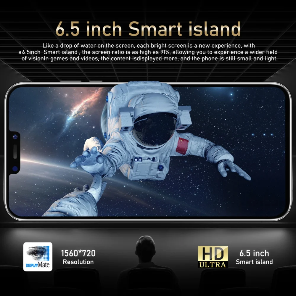 FUFFI-Note 15 Pro,Smartphone Android,6.5 inch,6+128GB ROM,5000mAh,Mobile phones,8+21MP,Dual SIM,Octa Core,Cellphones - Image 3