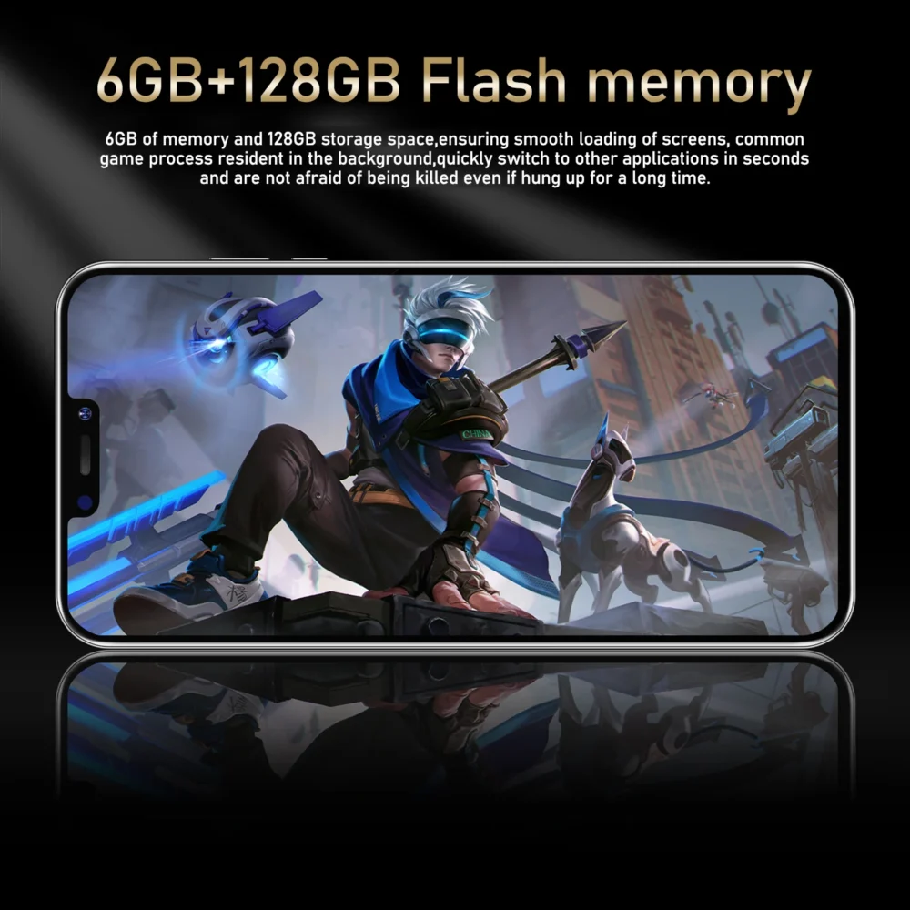 FUFFI-Note 15 Pro,Smartphone Android,6.5 inch,6+128GB ROM,5000mAh,Mobile phones,8+21MP,Dual SIM,Octa Core,Cellphones - Image 5