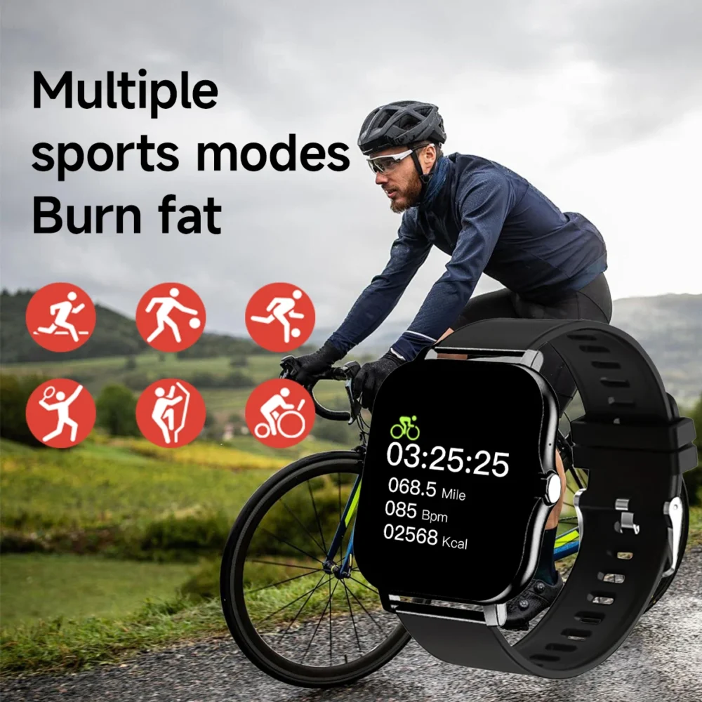 NEW Smartwatch 1.44'' Color Display Compatible With Android iPhone Smart Voice Bluetooth Call Music Control For Men Women Kids - Image 5
