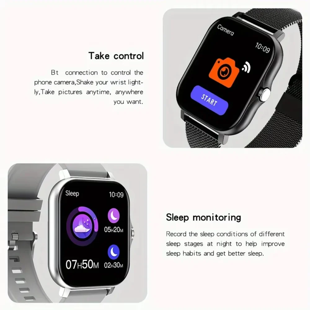 2023 New Bluetooth Answer Call Smart Watch Men Touch Call Fitness Tracker Waterproof Smartwatch Women For Android blood oxygen - Image 4