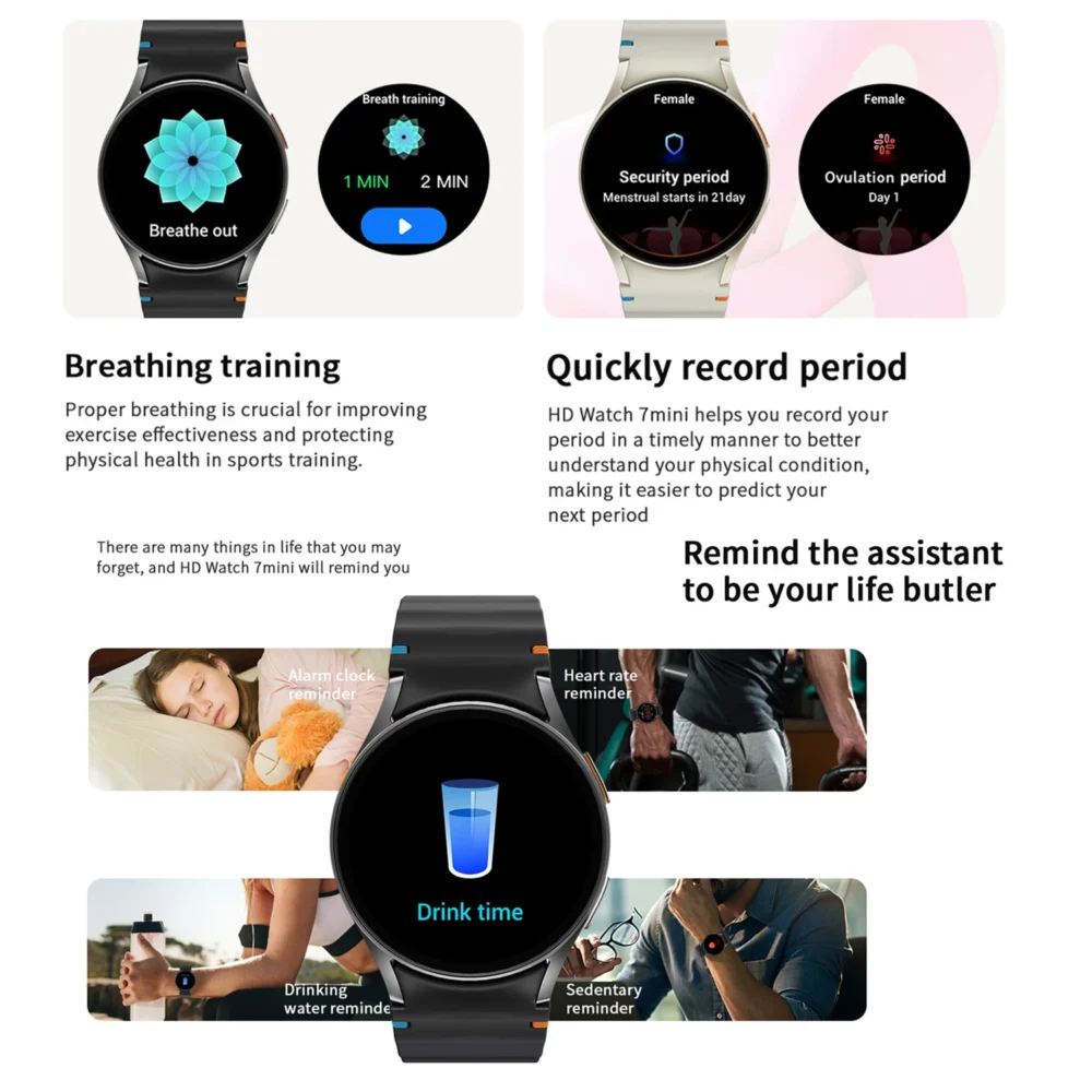 2025New Original For Samsung Galaxy Watch 7Ultra Smart Watch GPS Sports Track AMOLED HD Screen BT Call healthy motion Smartwatch - Image 2
