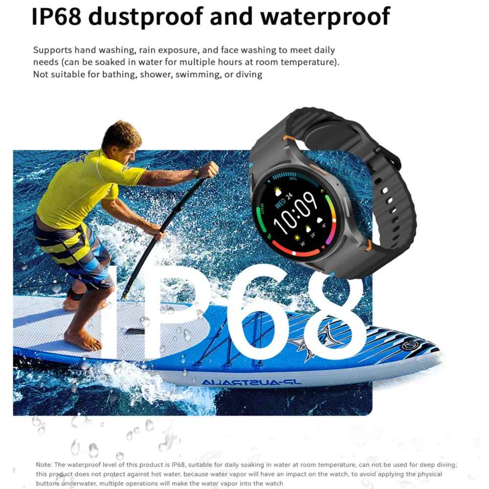 2025New Original For Samsung Galaxy Watch 7Ultra Smart Watch GPS Sports Track AMOLED HD Screen BT Call healthy motion Smartwatch - Image 6