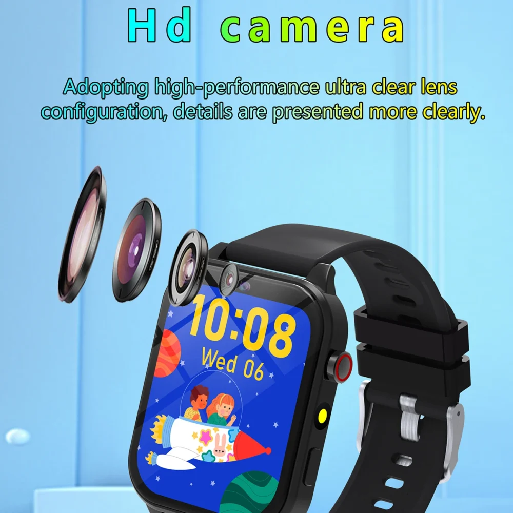 Kids Smart Watch Sleep Monitor Touch Screen Camera 12 Games Pedometer Flashlight Alarm Sports Children Boy Girls Digital Watches - Image 3