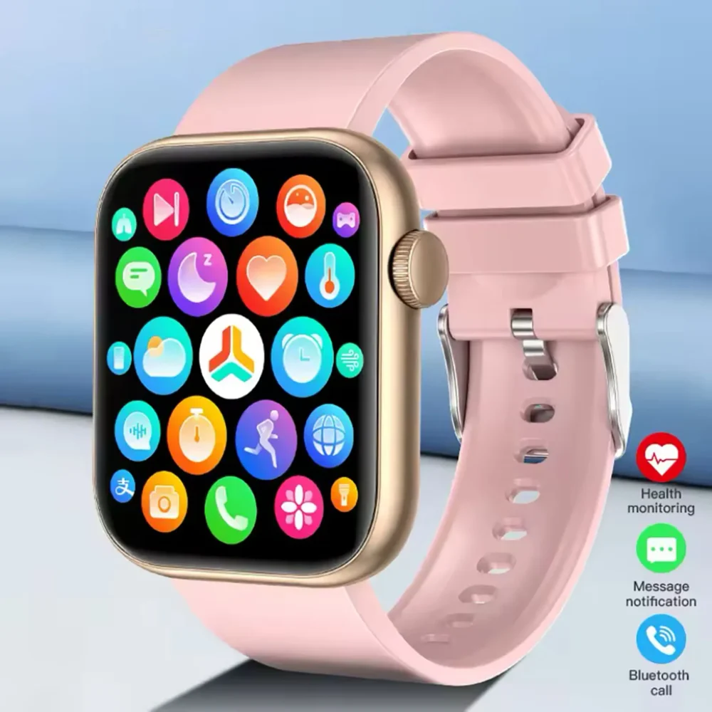 New QX7 Smart Watch Men 2.01-inch SmartWatch Bluetooth Call GPS AI Voice Heart rate Blood oxygen Android &IOS Sports Smartwatch