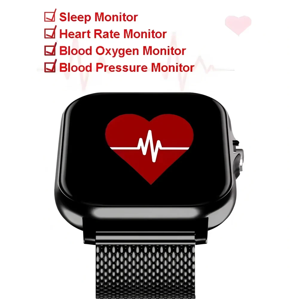 For Xiaomi Men Women SmartWatch 2.02 Amoled Call Heart Rate Blood Pressure Sport Fitness Waterproof Smart Watch for IOS Android - Image 4