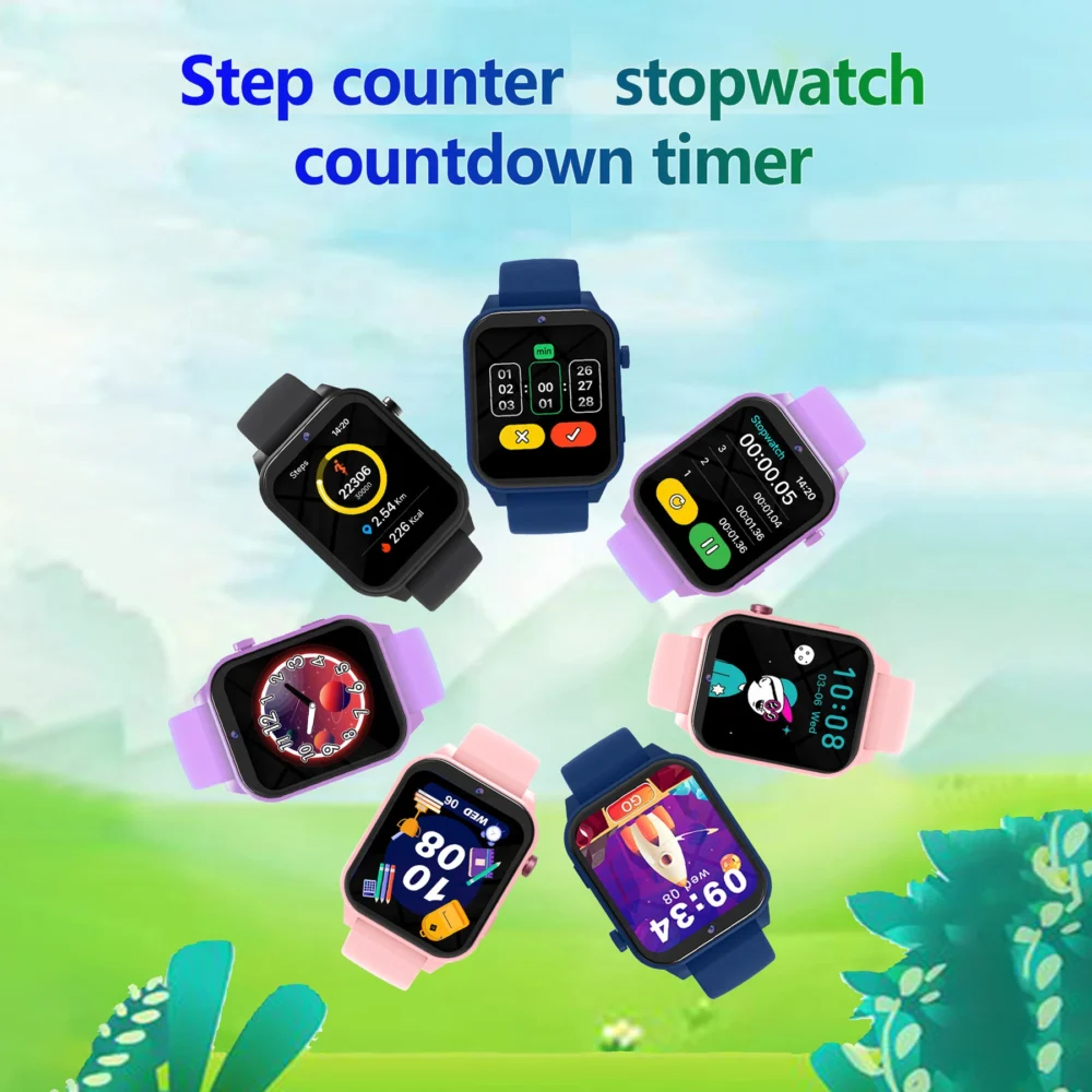 Kids Smart Watch Sleep Monitor Touch Screen Camera 12 Games Pedometer Flashlight Alarm Sports Children Boy Girls Digital Watches - Image 2