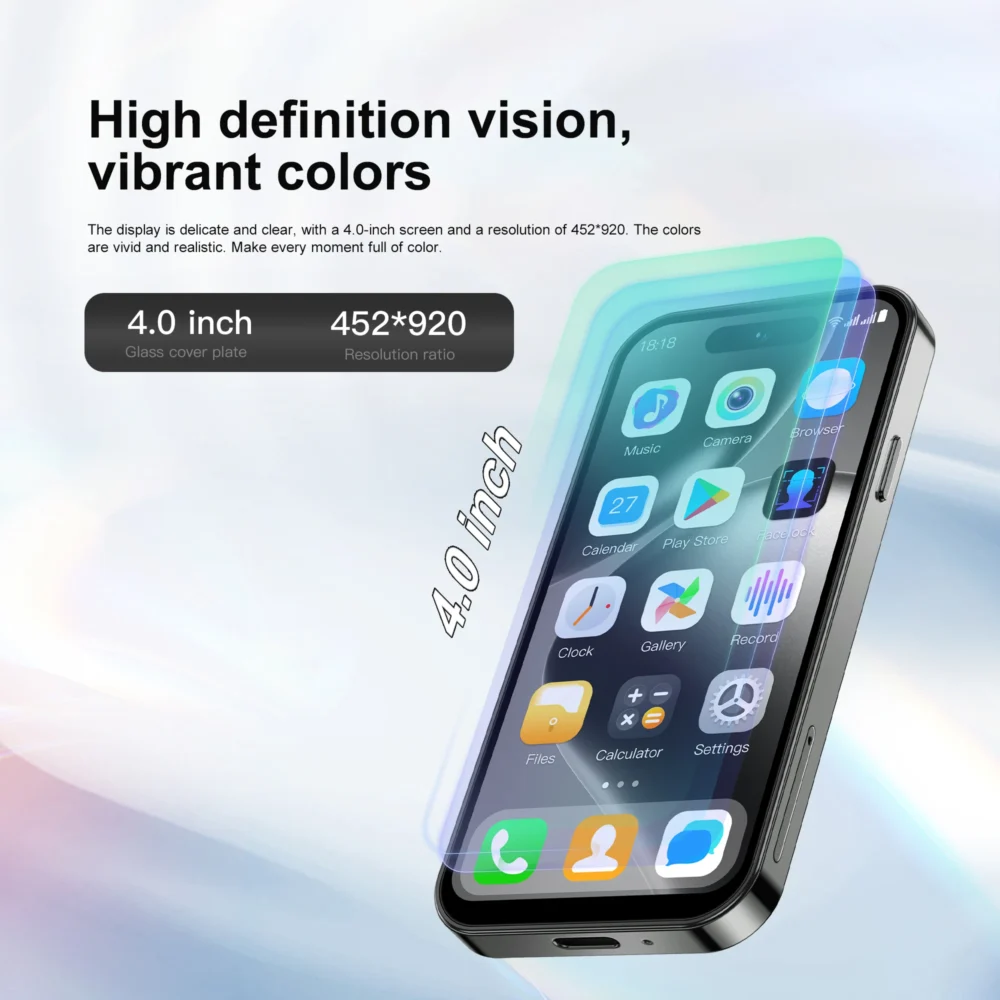 2025 SERVO S16 Mini 4.0" Smartphone Android 10.0 3G WCDMA 2GB+16GB 5MP Camera Play Store WiFi Hotspot Super Small Phones Type-C - Image 6