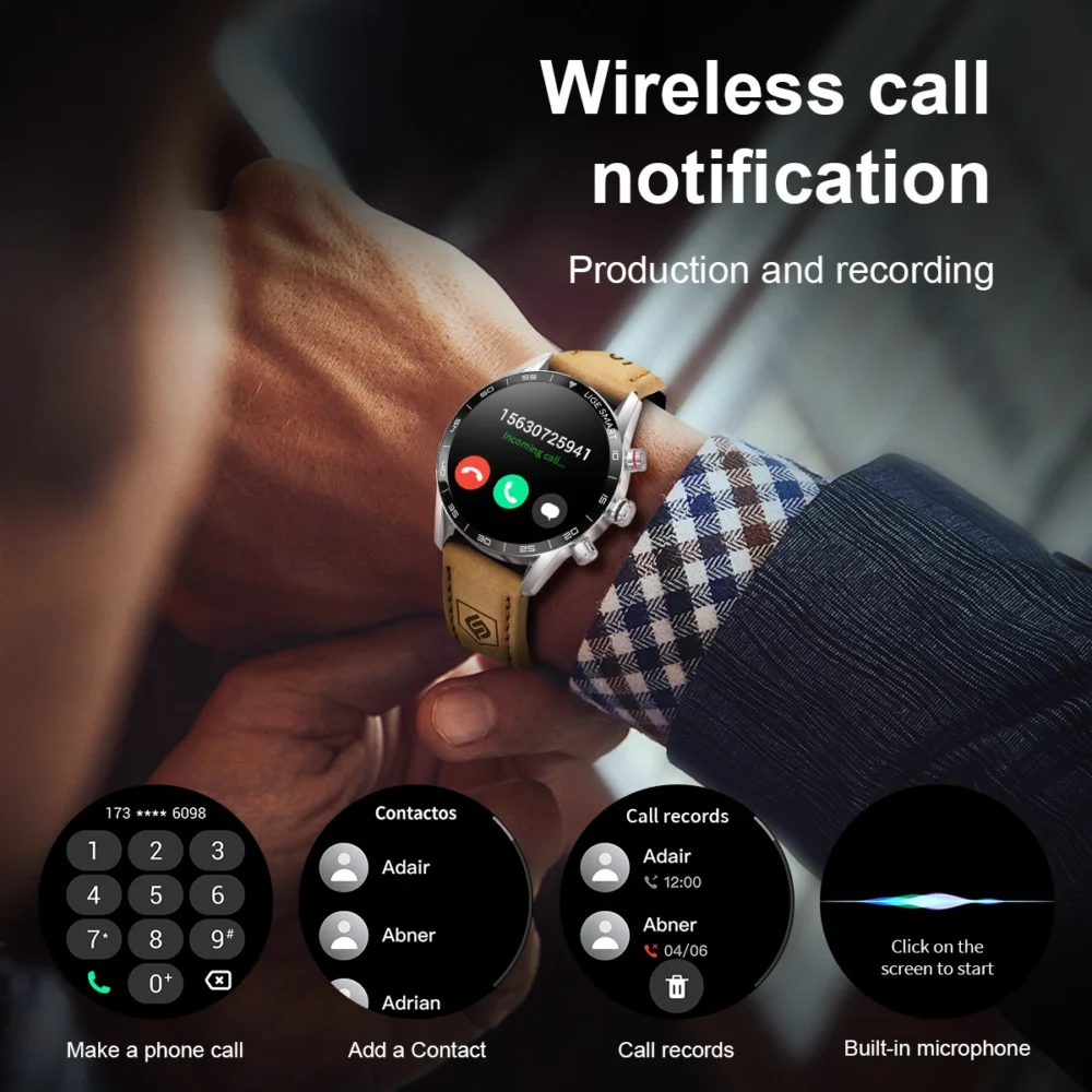 LIGE 2024 New Rugged Military GPS Smart Watch Men AMOLED HD Screen Heart Rate Bluetooth Call Waterproof Outdoor SmartWatch - Image 2