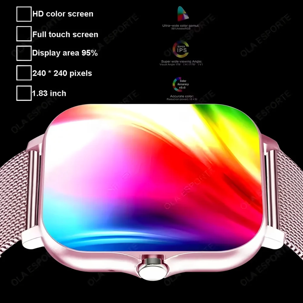 For Xiaomi Men Women SmartWatch 2.02 Amoled Call Heart Rate Blood Pressure Sport Fitness Waterproof Smart Watch for IOS Android - Image 2