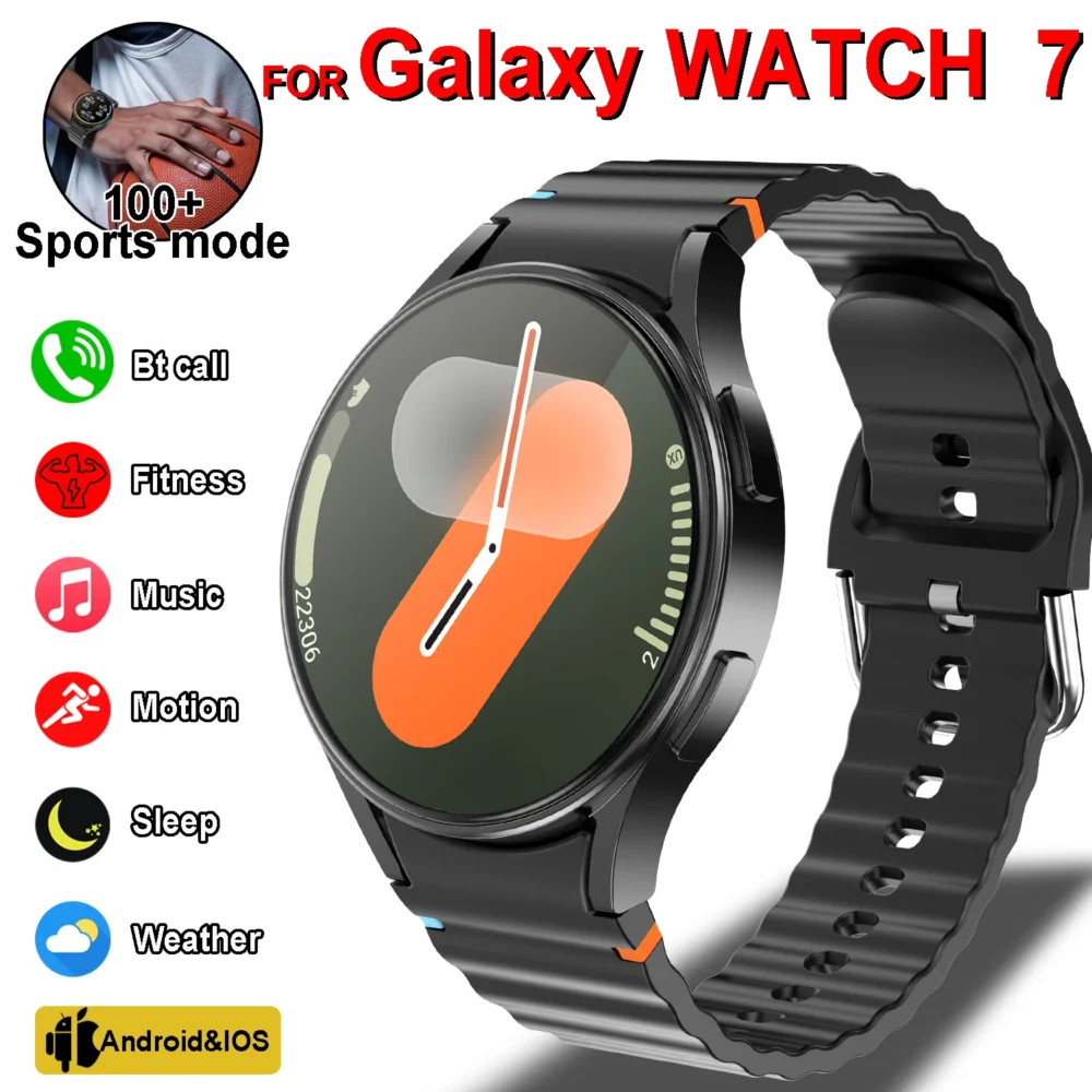 2025New Original For Samsung Galaxy Watch 7Ultra Smart Watch GPS Sports Track AMOLED HD Screen BT Call healthy motion Smartwatch