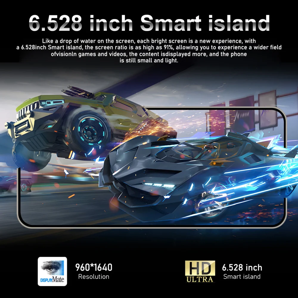FUFFI-S24 Ultra,Smartphone Android,6.53 inch,32GB ROM 3GB RAM,Cell phone,2+8MP Camera,Dual SIM,Google play store,Mobile phones - Image 3