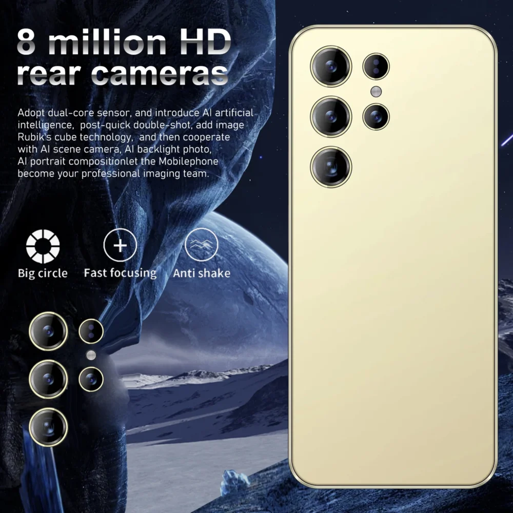 FUFFI-S24 Ultra,Smartphone Android,6.53 inch,32GB ROM 3GB RAM,Cell phone,2+8MP Camera,Dual SIM,Google play store,Mobile phones - Image 2