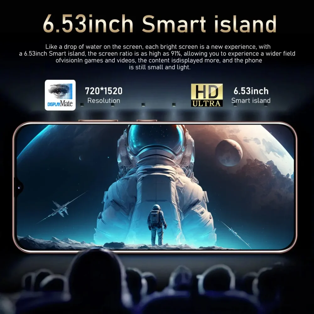 FUFFI-S24 Pro,Smartphone Android,6.53 Inch,16GB ROM 2GB RAM,4000mAh Battrey,Cell Phone,Google Play Store,8+13MP,Mobile Phones - Image 3